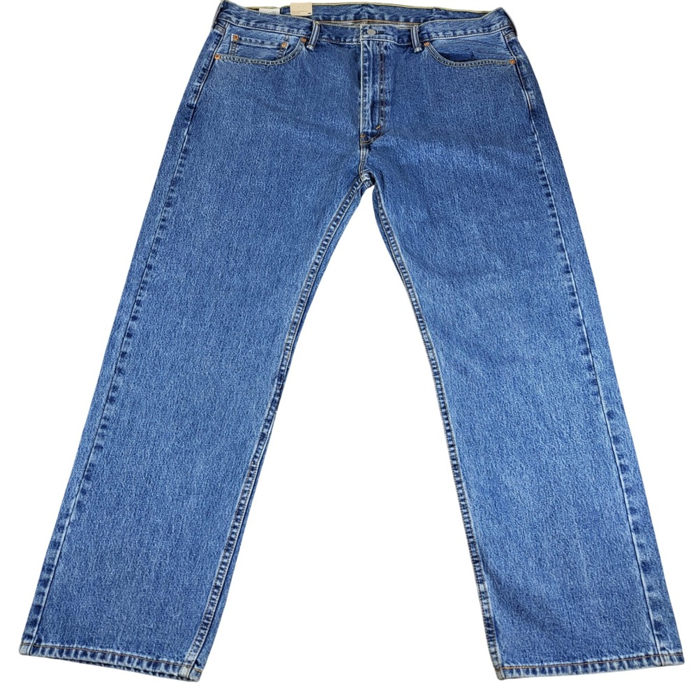 Levi's 505 Regular Fit Men's Jeans 40x32 Blue Denim Casual Pants New‎